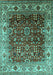 Oriental Turquoise Industrial Rug, urb2030turq