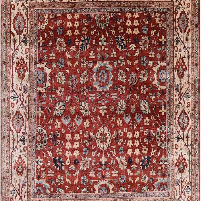 Mid-Century Modern Red Oriental Rug, urb2030