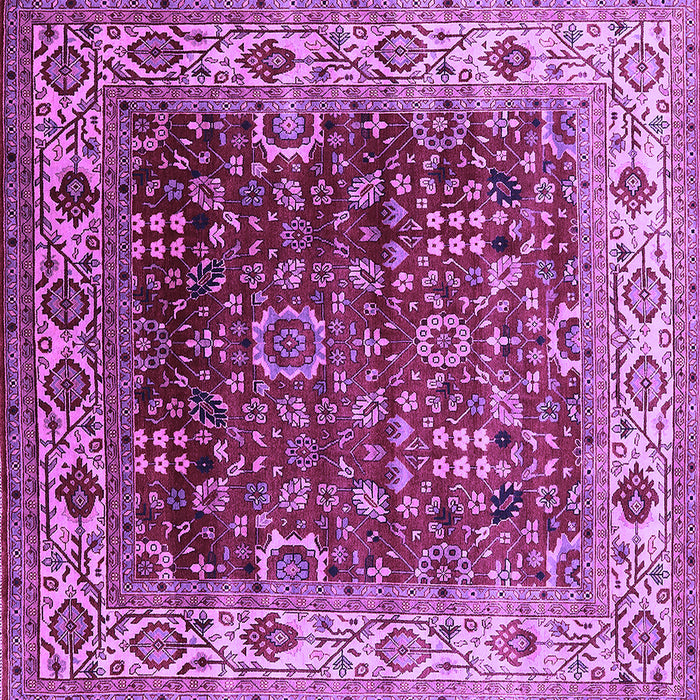 Square Oriental Purple Industrial Rug, urb2030pur