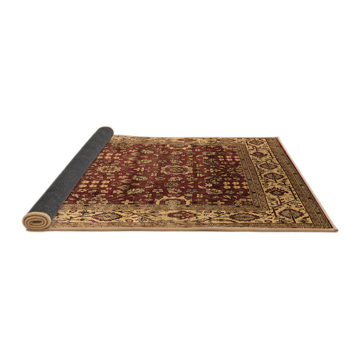 Sideview of Oriental Brown Industrial Rug, urb2030brn