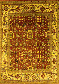 Oriental Yellow Industrial Rug, urb2030yw