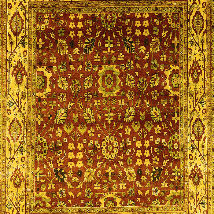 Oriental Yellow Industrial Rug, urb2030yw