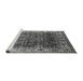 Sideview of Machine Washable Oriental Gray Industrial Rug, wshurb2030gry