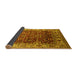 Sideview of Oriental Yellow Industrial Rug, urb2030yw