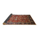 Sideview of Mid-Century Modern Light Copper Gold Oriental Rug, urb2031