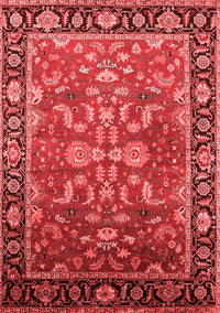 Oriental Red Traditional Rug, urb2031red