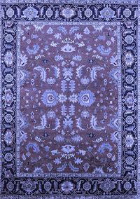 Oriental Blue Traditional Rug, urb2031blu