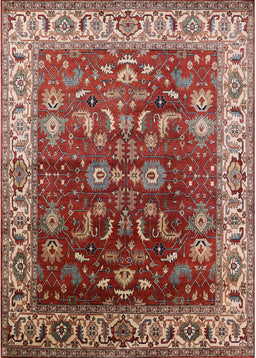 Machine Washable Industrial Modern Tomato Red Rug, wshurb2032