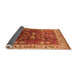 Sideview of Oriental Orange Traditional Rug, urb2032org