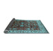 Sideview of Oriental Light Blue Traditional Rug, urb2032lblu