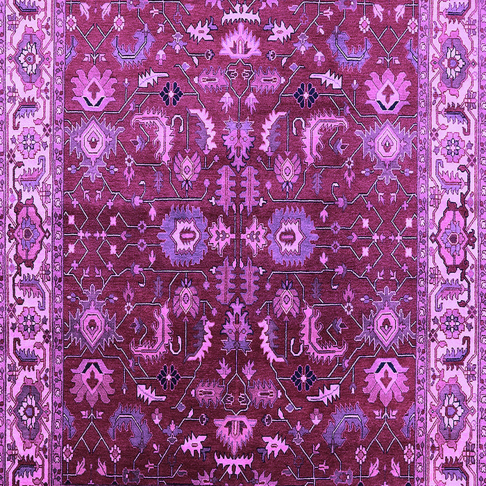 Machine Washable Oriental Purple Traditional Area Rugs, wshurb2032pur