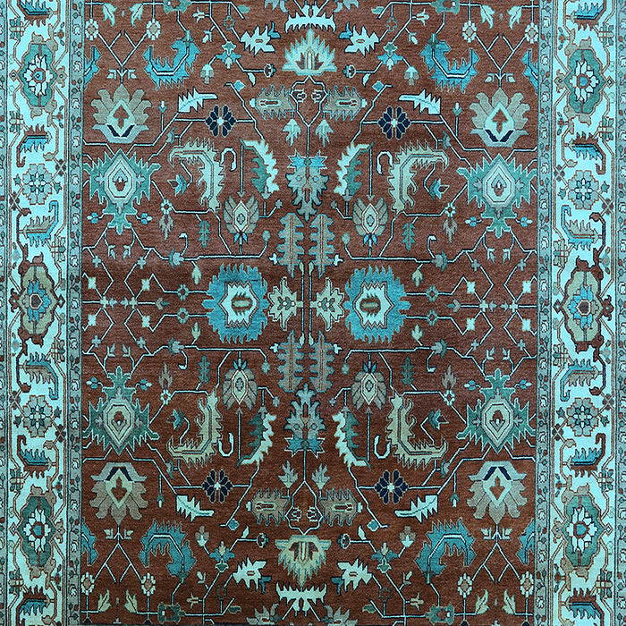 Oriental Light Blue Traditional Rug, urb2032lblu