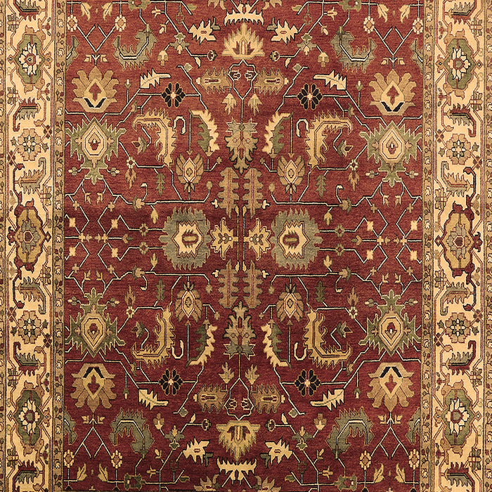 Oriental Brown Traditional Rug, urb2032brn
