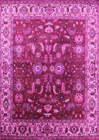 Oriental Pink Traditional Rug, urb2032pnk