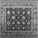 Square Oriental Gray Traditional Rug, urb2033gry