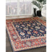 Machine Washable Industrial Modern Camel Brown Rug in a Family Room, wshurb2033