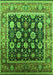 Oriental Green Traditional Rug, urb2033grn