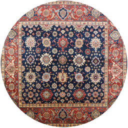 Round Machine Washable Industrial Modern Camel Brown Rug, wshurb2033