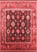 Oriental Red Traditional Area Rugs