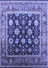Oriental Blue Traditional Rug, urb2033blu