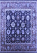 Machine Washable Oriental Blue Traditional Rug, wshurb2033blu