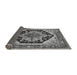 Sideview of Geometric Gray Traditional Rug, urb2034gry