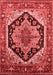 Geometric Red Traditional Area Rugs