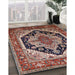 Machine Washable Industrial Modern Camel Brown Rug in a Family Room, wshurb2034