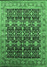 Oriental Emerald Green Traditional Rug, urb2035emgrn