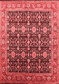 Oriental Red Traditional Rug, urb2035red