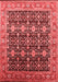 Oriental Red Traditional Area Rugs