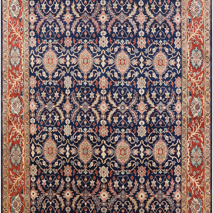 Mid-Century Modern Red Oriental Rug, urb2035