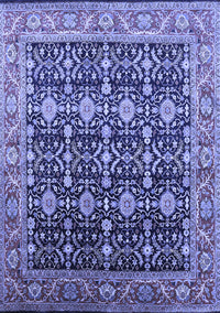Oriental Blue Traditional Rug, urb2035blu