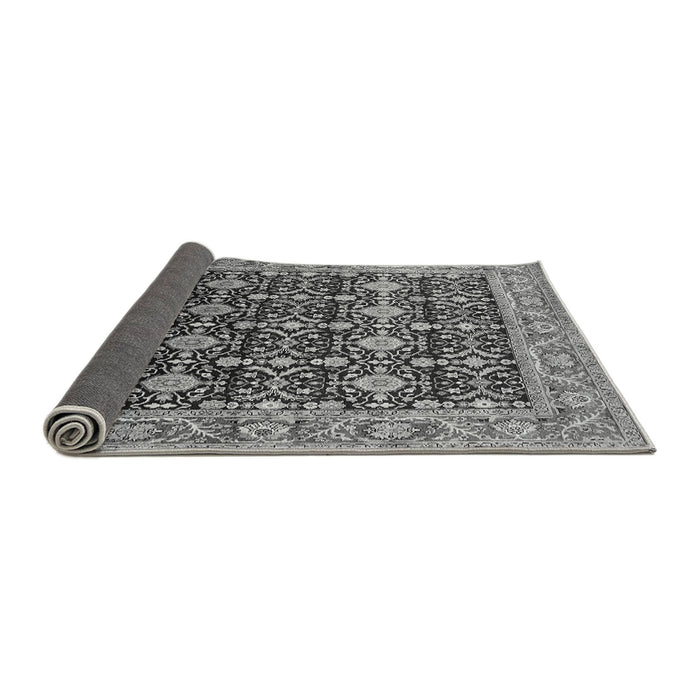 Sideview of Oriental Gray Traditional Rug, urb2035gry