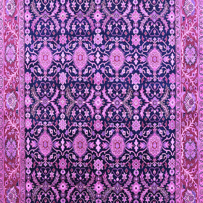 Machine Washable Oriental Purple Traditional Area Rugs, wshurb2035pur