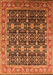 Oriental Orange Traditional Rug, urb2035org
