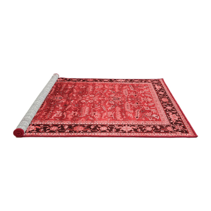 Industrial Red Washable Rugs