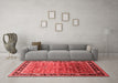 Industrial Red Washable Rugs