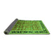 Sideview of Oriental Green Industrial Rug, urb2036grn