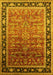 Oriental Yellow Industrial Rug, urb2036yw