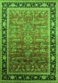 Oriental Green Industrial Rug, urb2036grn