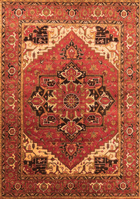 Persian Orange Traditional Rug, urb2037org