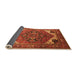 Sideview of Persian Orange Traditional Rug, urb2037org