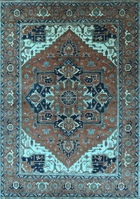 Persian Light Blue Traditional Rug, urb2037lblu