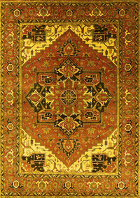 Persian Yellow Traditional Rug, urb2037yw