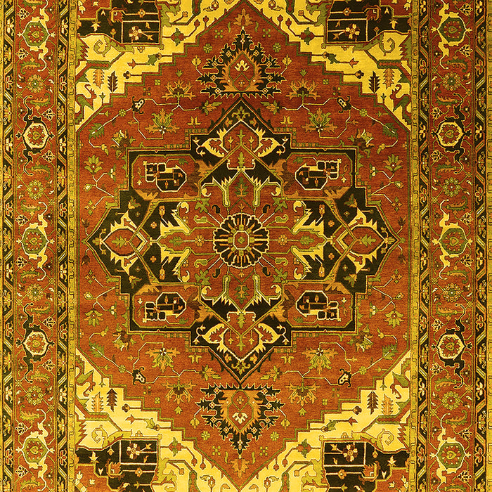 Persian Yellow Traditional Rug, urb2037yw