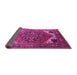 Sideview of Persian Pink Traditional Rug, urb2037pnk