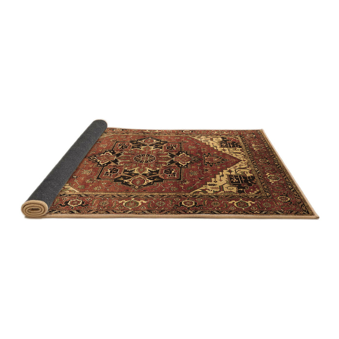 Sideview of Persian Brown Traditional Rug, urb2037brn