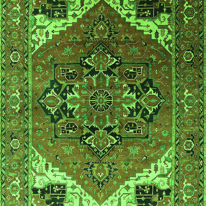 Persian Green Traditional Rug, urb2037grn