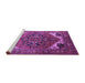 Sideview of Machine Washable Persian Purple Traditional Area Rugs, wshurb2037pur